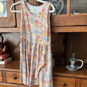 H&M Girls Floral Tank Dress in Pink, Blue & Yellow